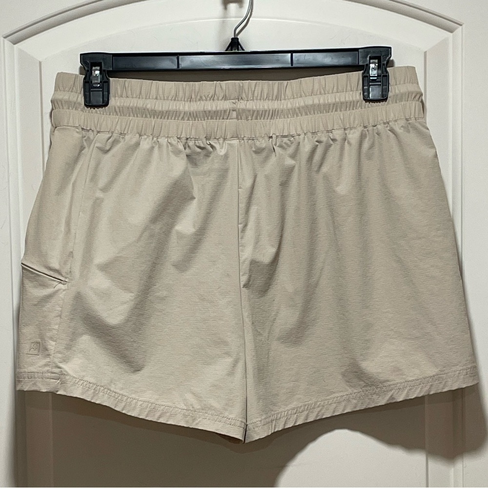 Avalanche Women's Athletic Shorts in Tan - Picture 4 of 8